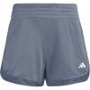 imageadidas Womens Pacer Essentials Knit HighRise Shorts OnixWhite Medium 3quot