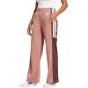 imageadidas Womens Tricot 3Stripes Fashion Track PantsWarm ClayAurora Ruby