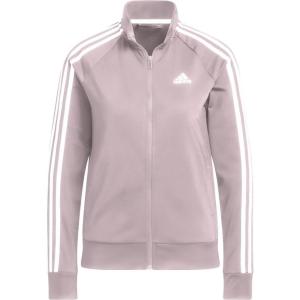 imageadidas Essentials WarmUp Tricot Slim 3Stripes Track Jacket Plus Size WomensPreloved Fig