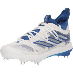 imageadidas Mens Adizero Afterburner 9 NwvTeam Royal BlueSilver MetallicWhite