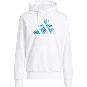 imageadidas Mens Big Logo Graphic HoodieWhite