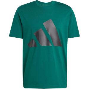 imageadidas Mens Essentials Big Logo TShirtCollegiate GreenBlack
