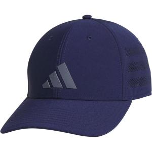 imageadidas Mens Gameday Stretch Fit Baseball CapDark BlueOnix Grey