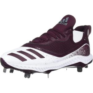 imageadidas Mens Icon V Bounce Cleats Baseball ShoeFtwr WhiteMaroonMaroon