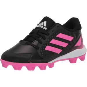 imageadidas UnisexChild Purehustle 2 Md Baseball ShoeBlackScreaming PinkWhite