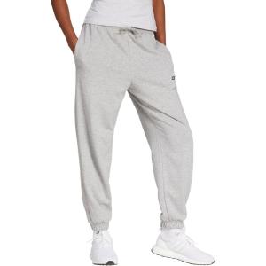 imageadidas Womens Essentials Linear French Terry Cuffed PantsMedium Grey HeatherBlack