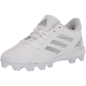 imageadidas Womens Purehustle 2 MdBaseball ShoeWhiteSilver MetallicSilver Metallic