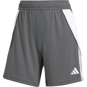 imageadidas Womens Standard Tiro 24 ShortsTeam Mid GreyWhite
