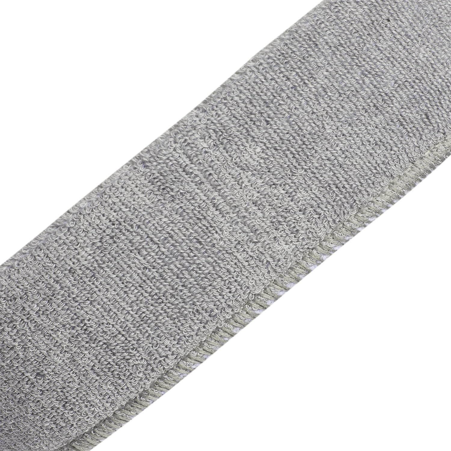 imageAdidas UnisexAdult Interval Reversible Elastic Sweat Headband for Men and Women DiscontinuedHeather Light GreyWhite