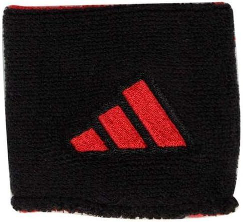 imageAdidas UnisexAdult Interval Reversible Wristband  Athletic Sweatband for Men and Women DiscontinuedBlackTeam Power Red