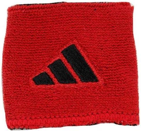 imageAdidas UnisexAdult Interval Reversible Wristband  Athletic Sweatband for Men and Women DiscontinuedBlackTeam Power Red