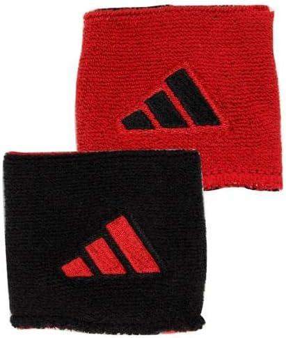 imageAdidas UnisexAdult Interval Reversible Wristband  Athletic Sweatband for Men and Women DiscontinuedBlackTeam Power Red
