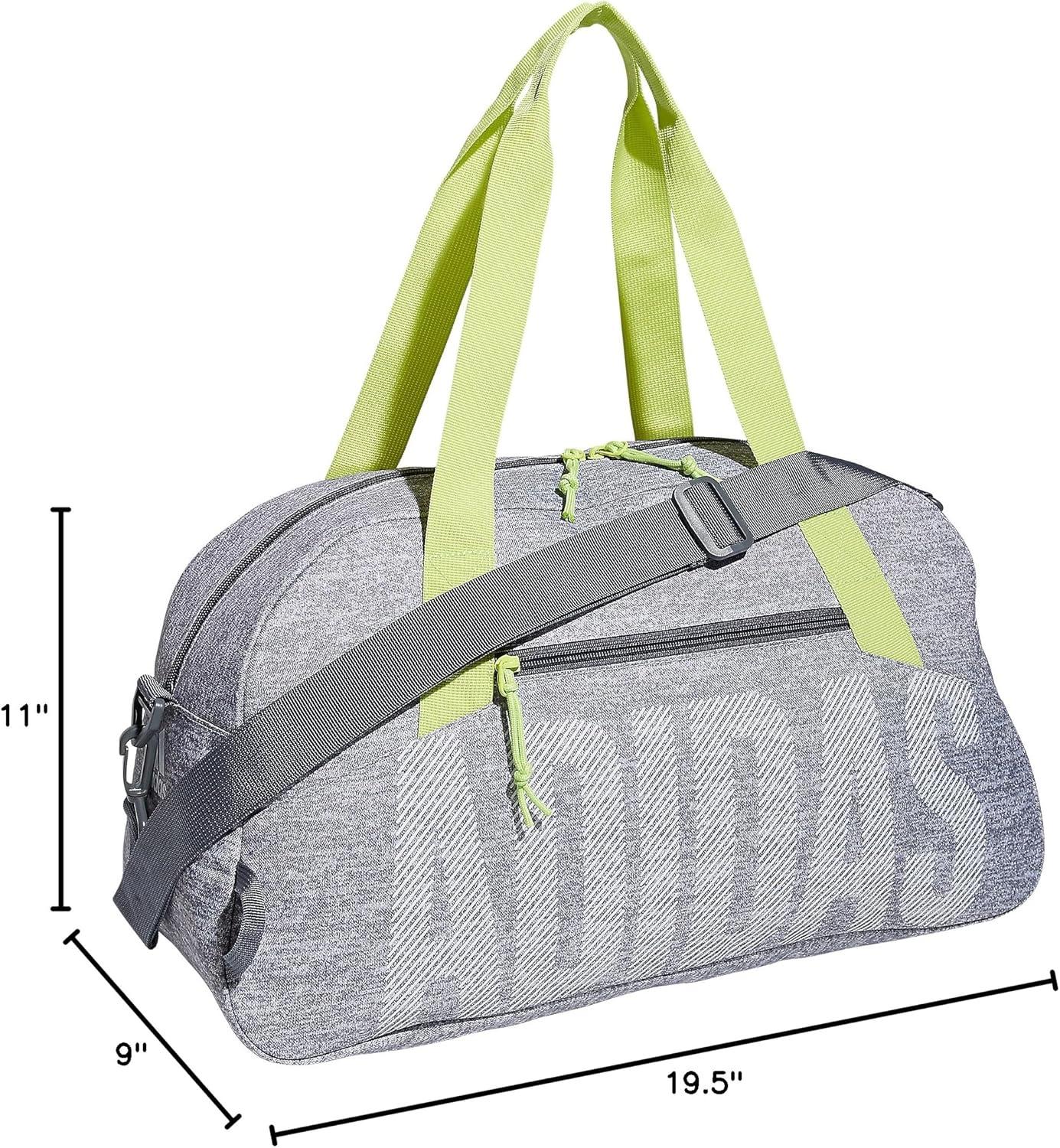 imageadidas Graphic Duffel BagJersey GreyPulse Lime GreenOnix Grey