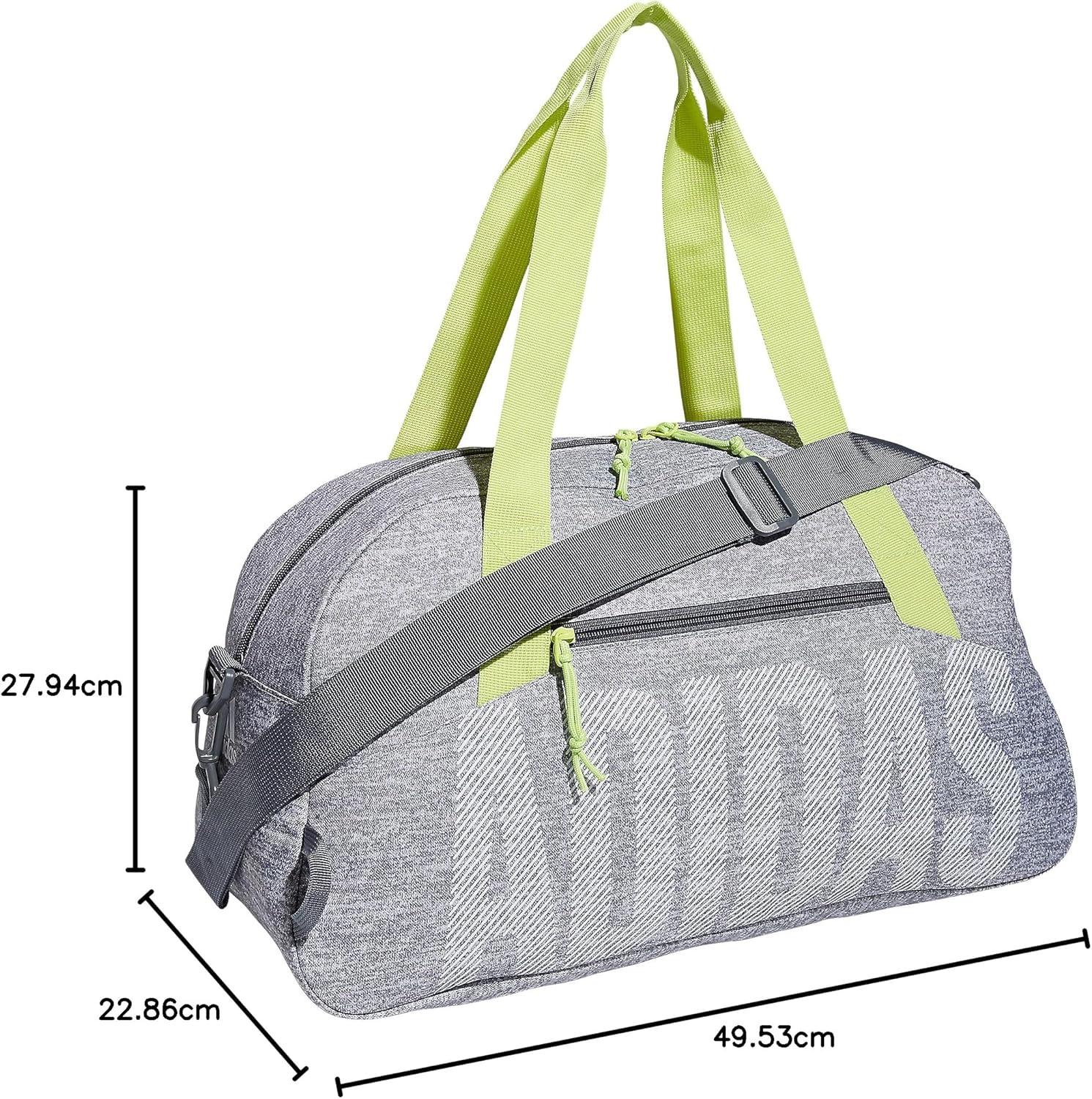 imageadidas Graphic Duffel BagJersey GreyPulse Lime GreenOnix Grey