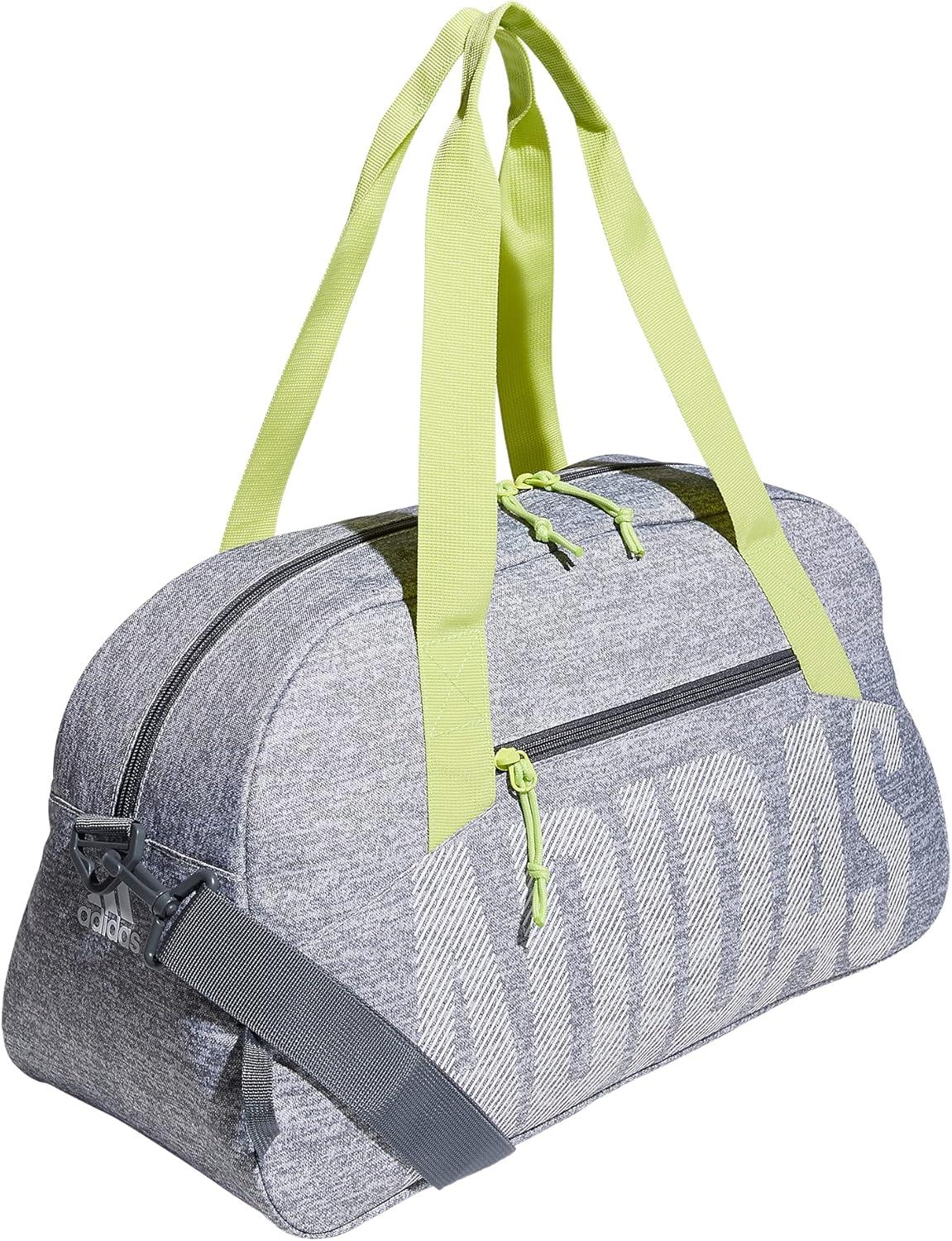 imageadidas Graphic Duffel BagJersey GreyPulse Lime GreenOnix Grey