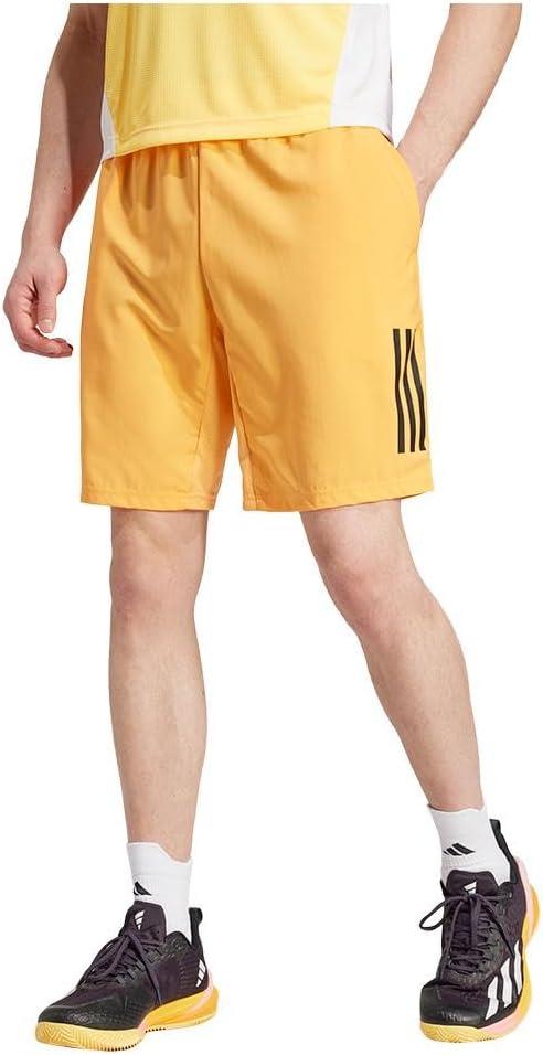 imageadidas Mens Club 3Stripes Tennis ShortsHazy Orange