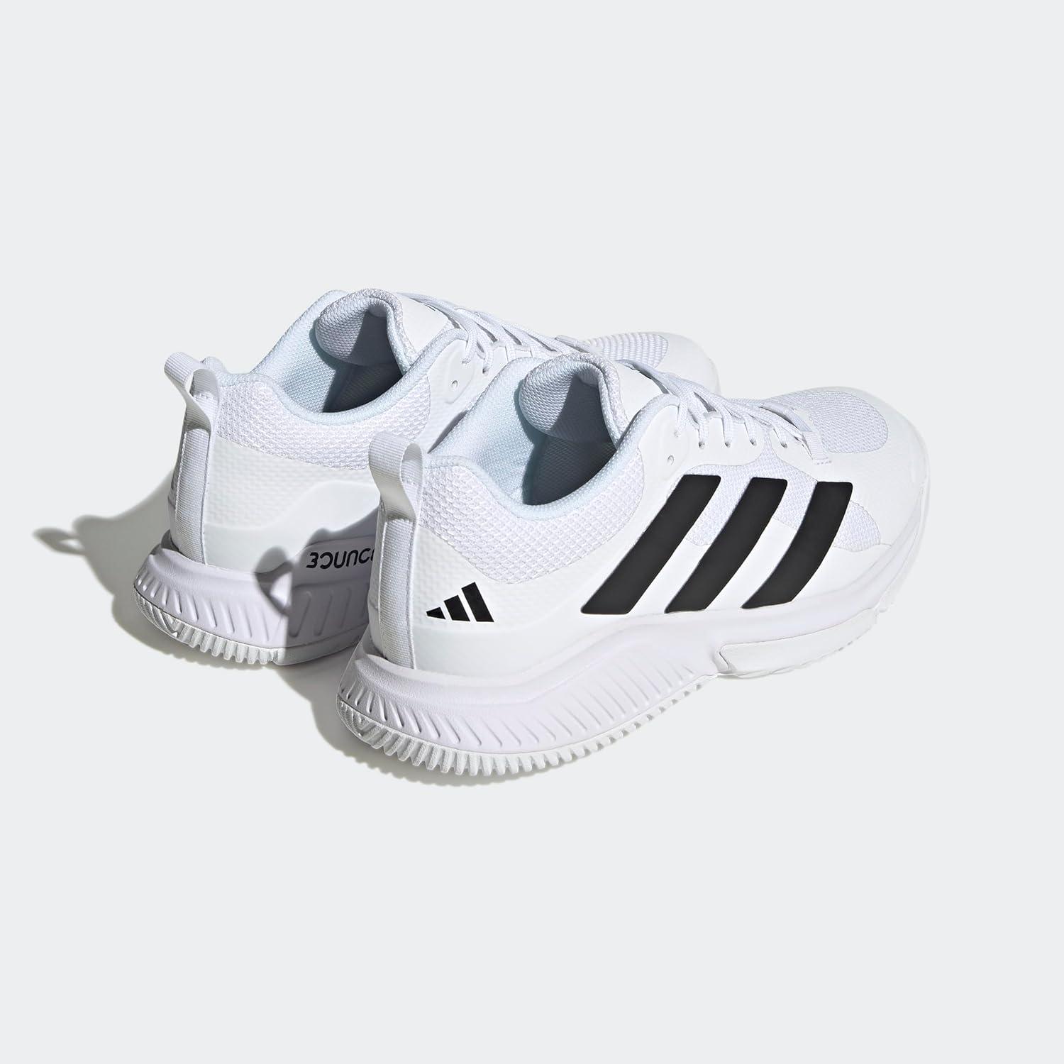 imageadidas Mens Court Team Bounce 20 Indoor ShoeFtwr White Core Black Ftwr White