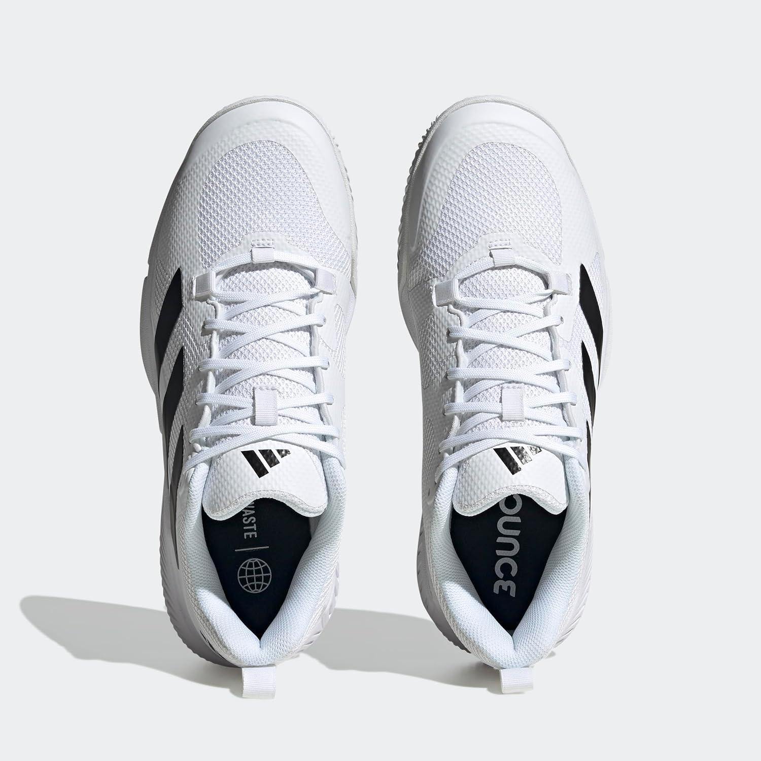 imageadidas Mens Court Team Bounce 20 Indoor ShoeFtwr White Core Black Ftwr White