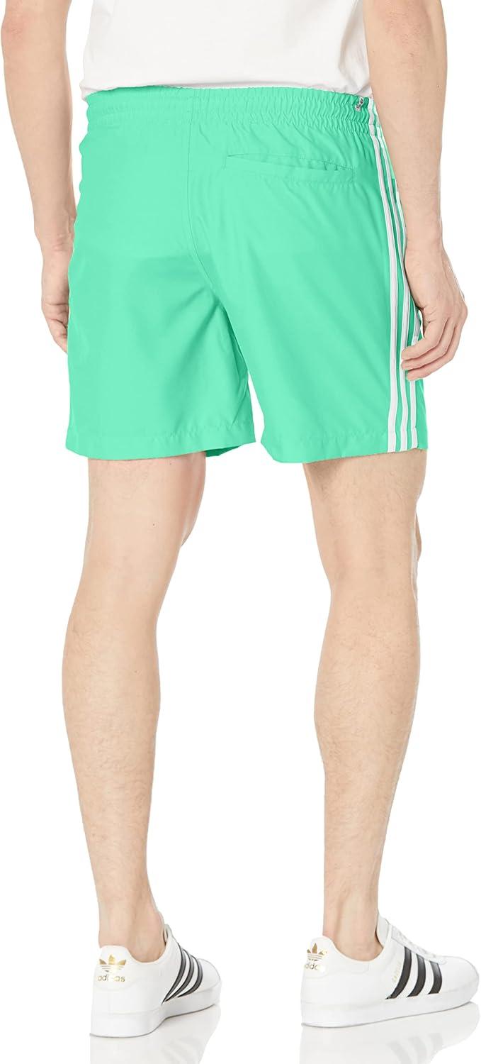 imageadidas Originals Mens Adicolor Classics 3Stripes Swim ShortsGreen