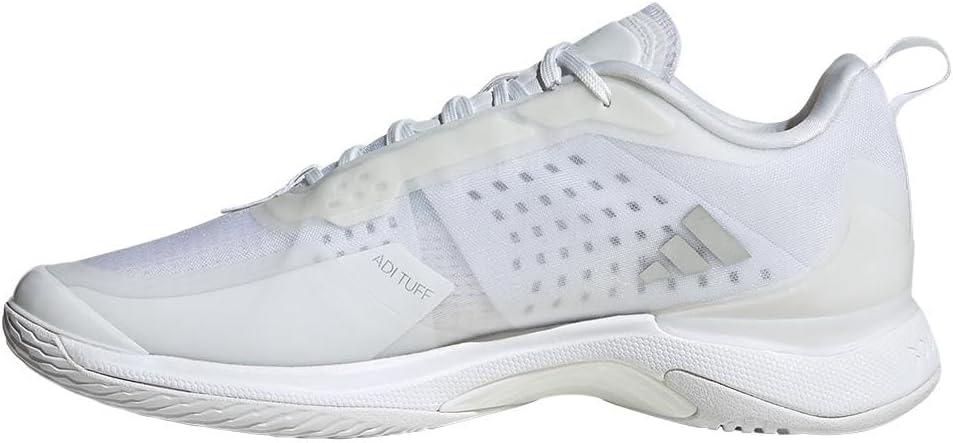 imageadidas Womens Avacourt Tennis ShoeWhiteSilver MetallicWhite