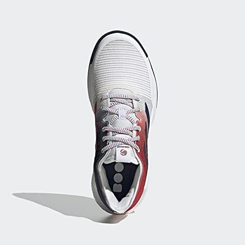 imageadidas Womens Crazyflight Volleyball ShoesCloud White Team Navy Team Collegiate