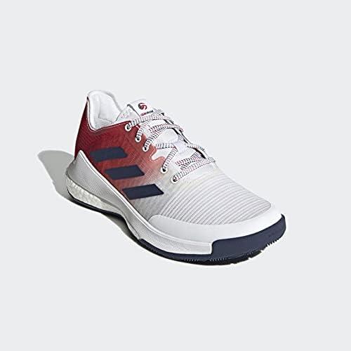 imageadidas Womens Crazyflight Volleyball ShoesCloud White Team Navy Team Collegiate