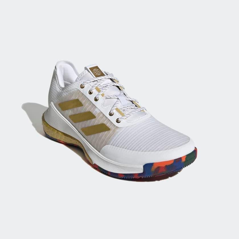 imageadidas Womens Crazyflight Volleyball ShoesCloud WhiteGold MetallicCloud Whit