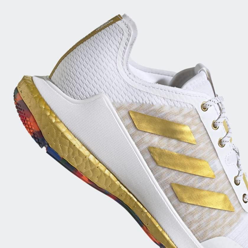imageadidas Womens Crazyflight Volleyball ShoesCloud WhiteGold MetallicCloud Whit