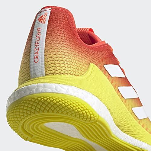 imageadidas Womens Crazyflight Volleyball ShoesSolar RedCloud WhiteAcid Yellow