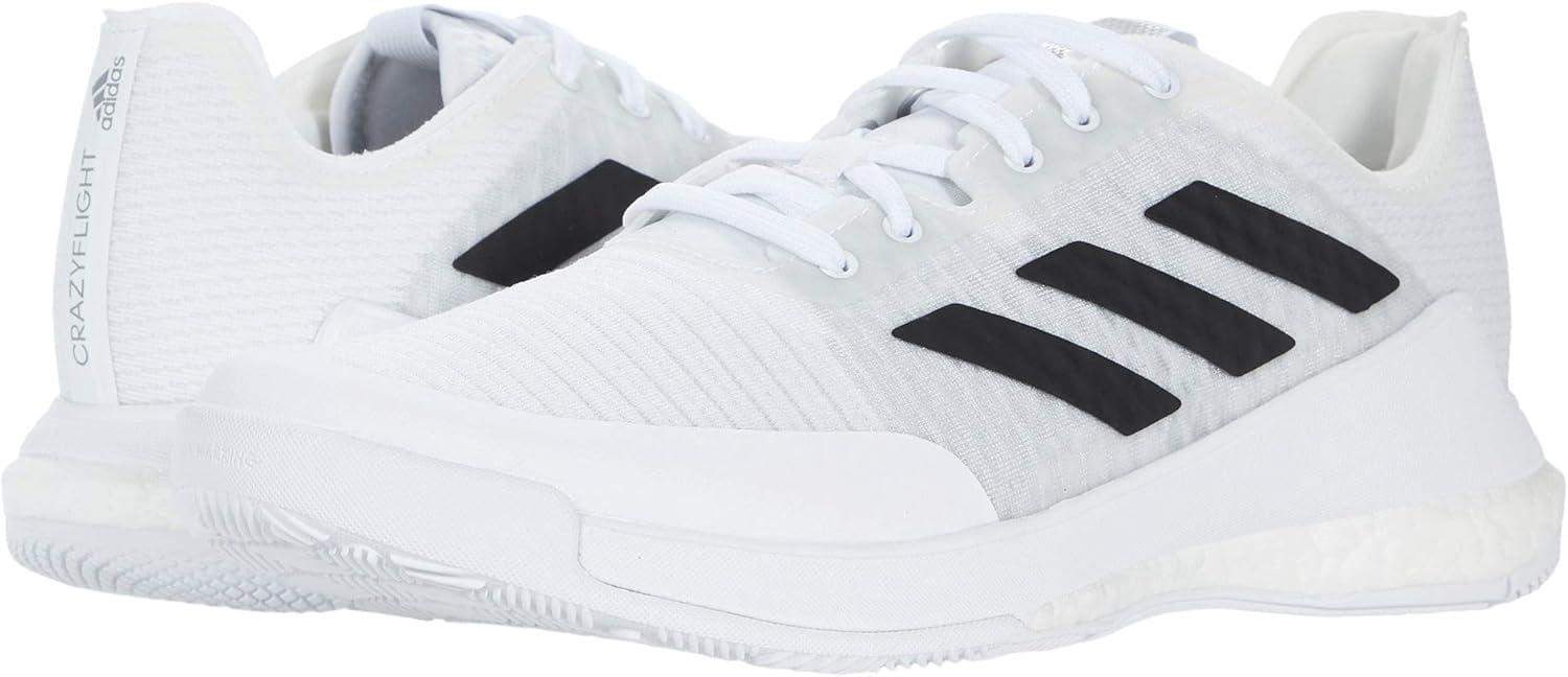 imageadidas Womens Crazyflight Volleyball ShoesWhiteBlackGrey