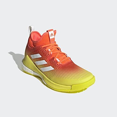 imageadidas Womens Crazyflight Volleyball SneakersSolar RedCloud WhiteAcid Yellow