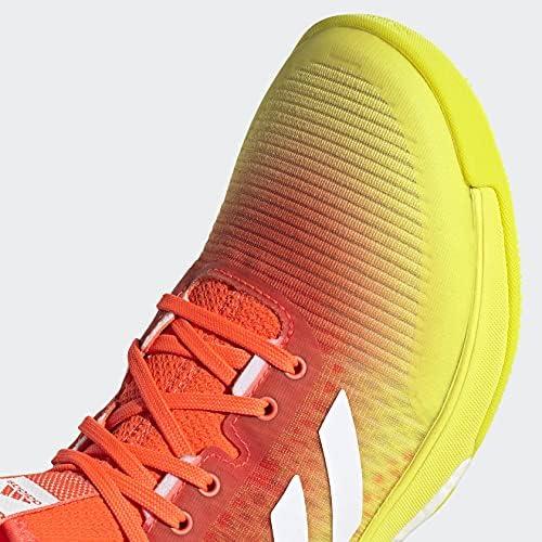 imageadidas Womens Crazyflight Volleyball SneakersSolar RedCloud WhiteAcid Yellow
