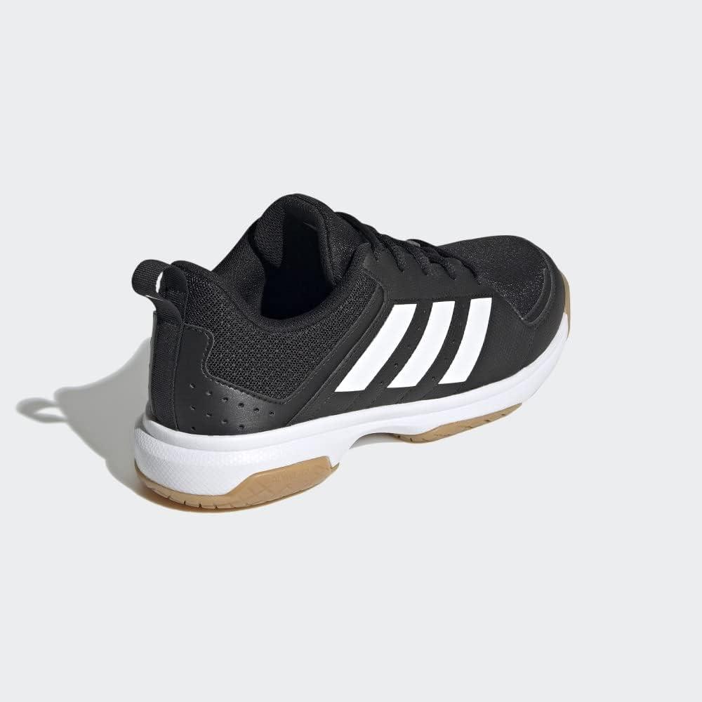 imageadidas Womens Ligra 7 Indoor Court ShoeBlackWhiteBlack