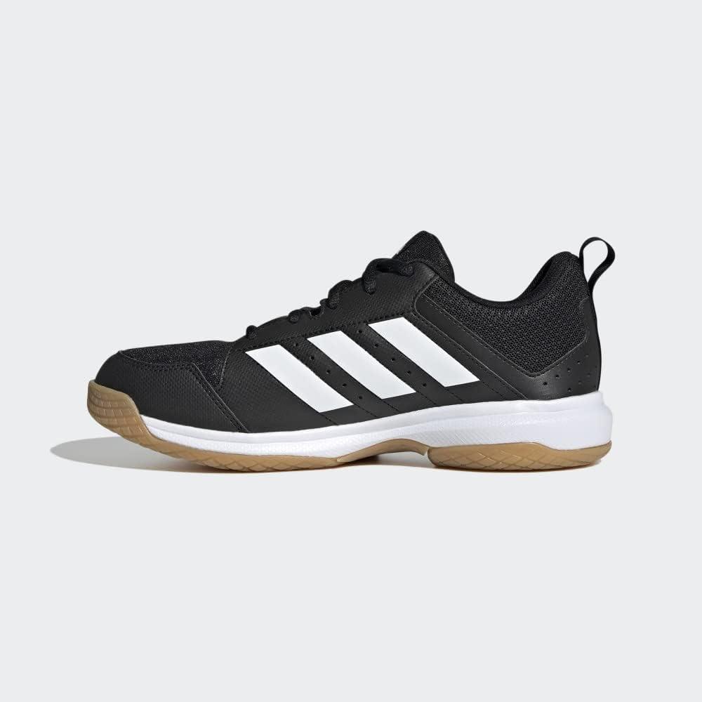 imageadidas Womens Ligra 7 Indoor Court ShoeBlackWhiteBlack