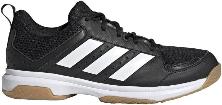 imageadidas Womens Ligra 7 Indoor Court ShoeBlackWhiteBlack