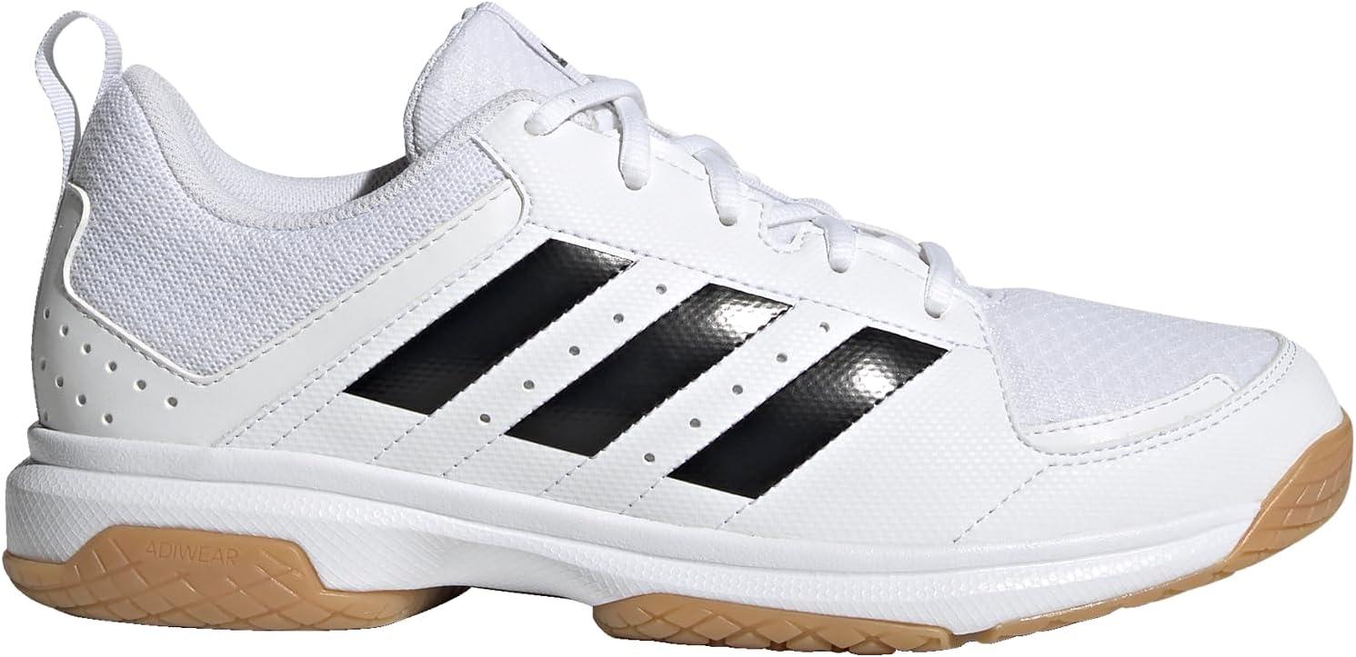 imageadidas Womens Ligra 7 Indoor Court ShoeWhiteBlackWhite