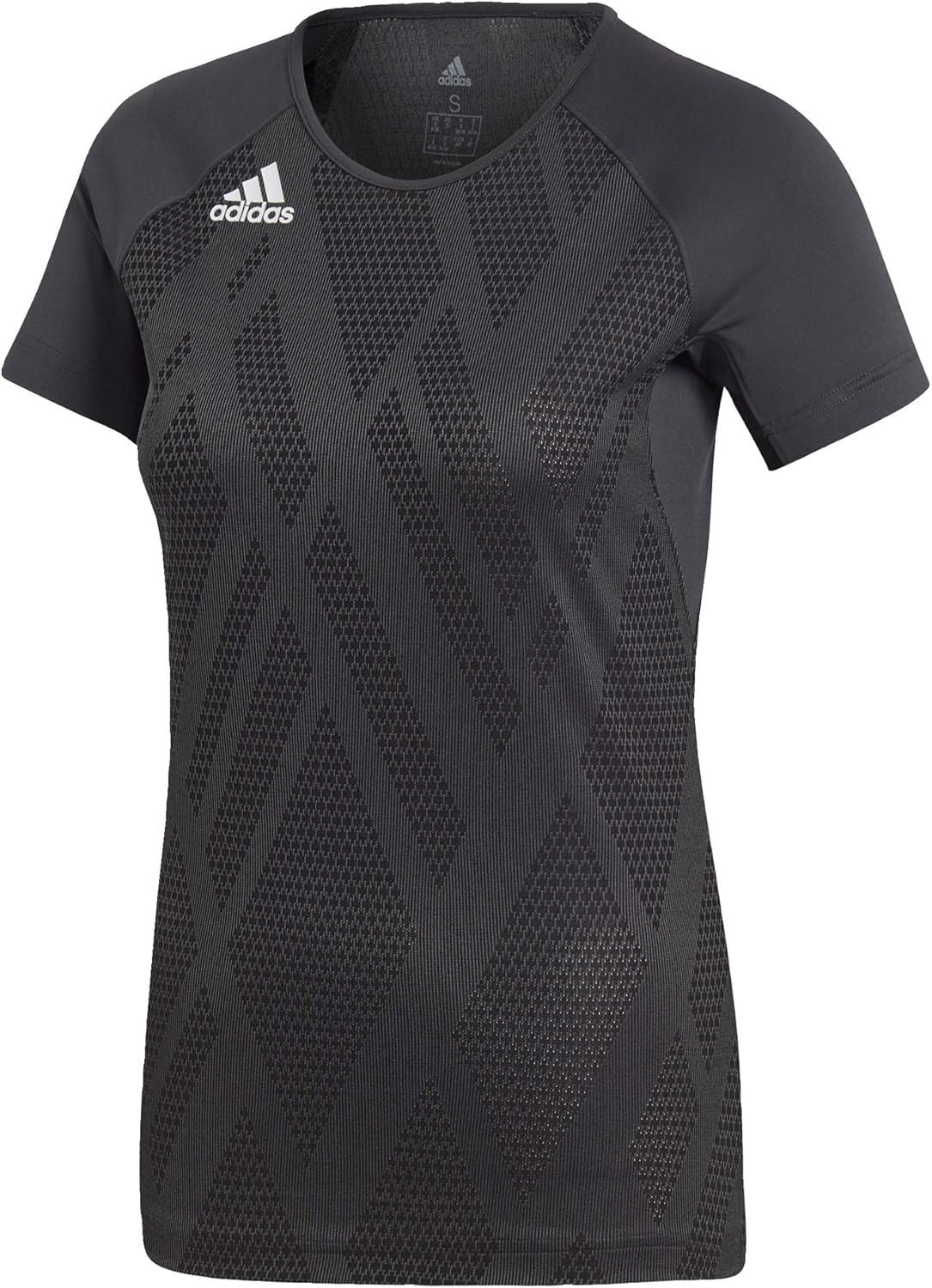 imageadidas Womens Quickset JerseyBlackCarbonWhite