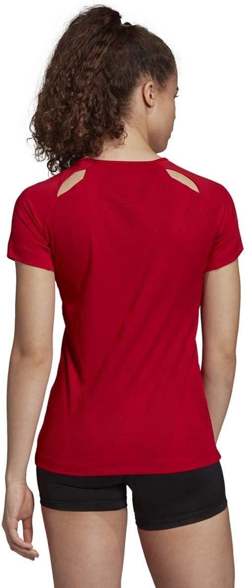 imageadidas Womens Quickset JerseyPower RedPower RedWhite