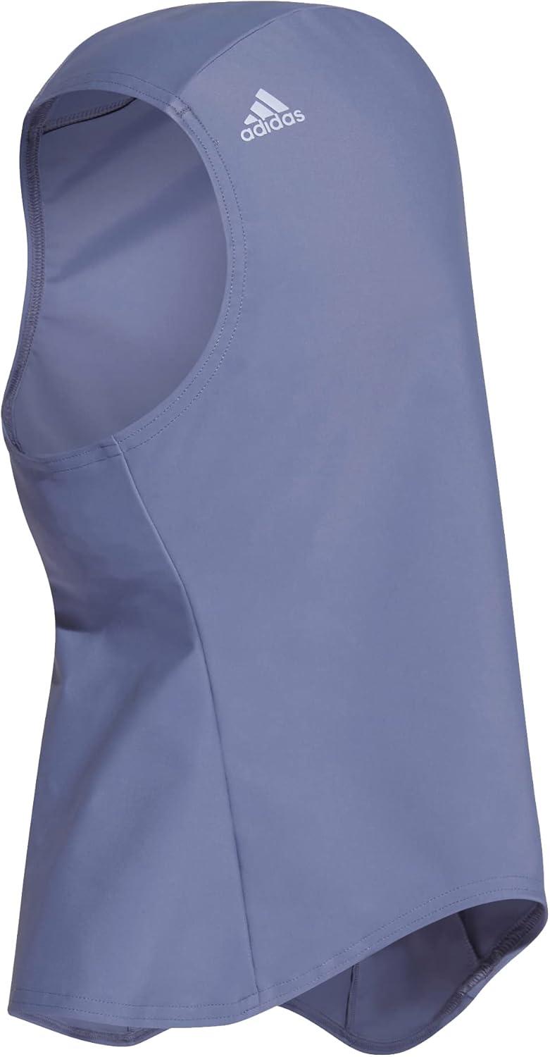 imageadidas Womens Standard Primeblue Swim HijabBlackWhite