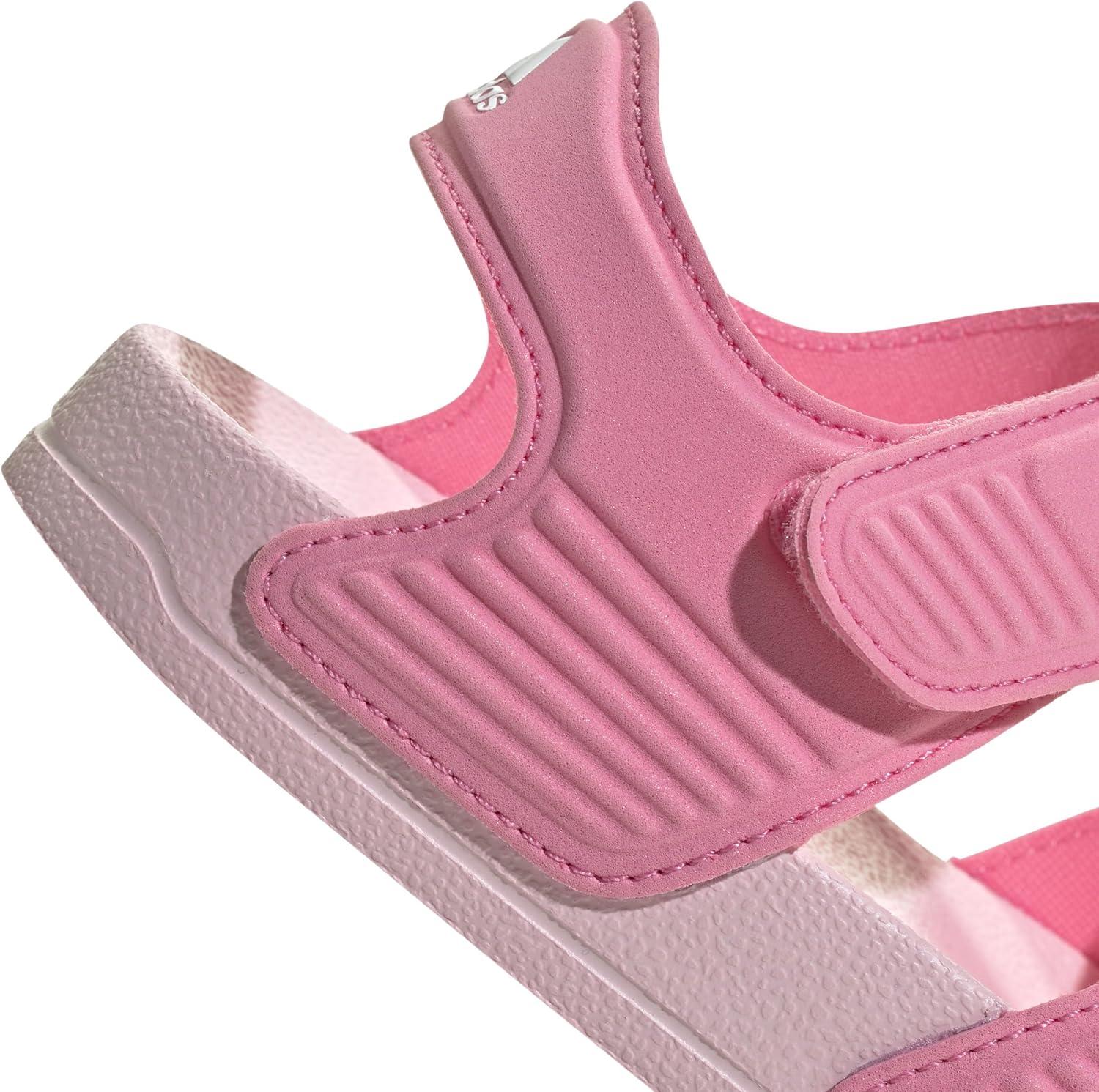 imageadidas unisexchild AdiletteSlide SandalBliss PinkWhiteClear Pink