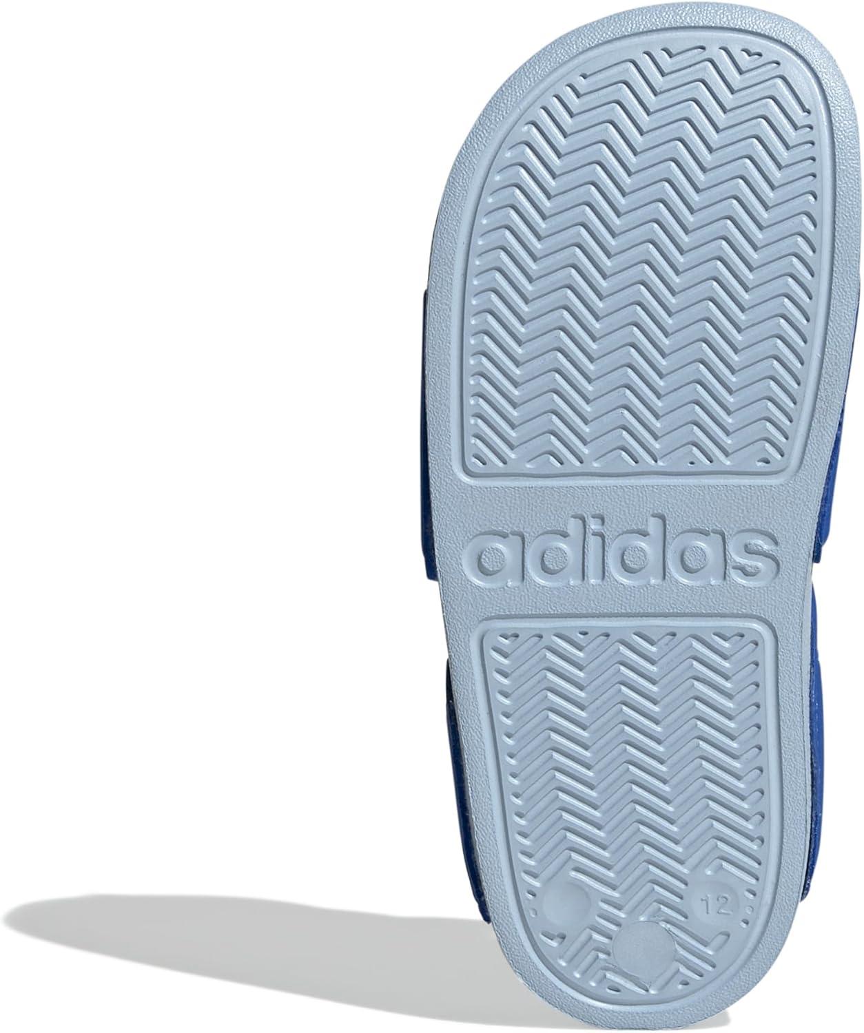 imageadidas unisexchild AdiletteSlide SandalBright RoyalWhiteClear Sky