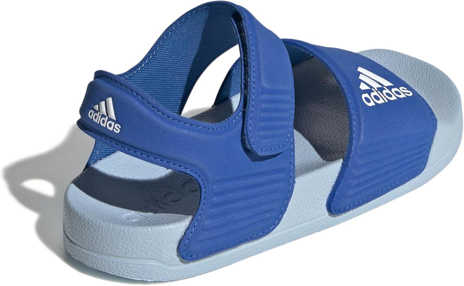 imageadidas unisexchild AdiletteSlide SandalBright RoyalWhiteClear Sky