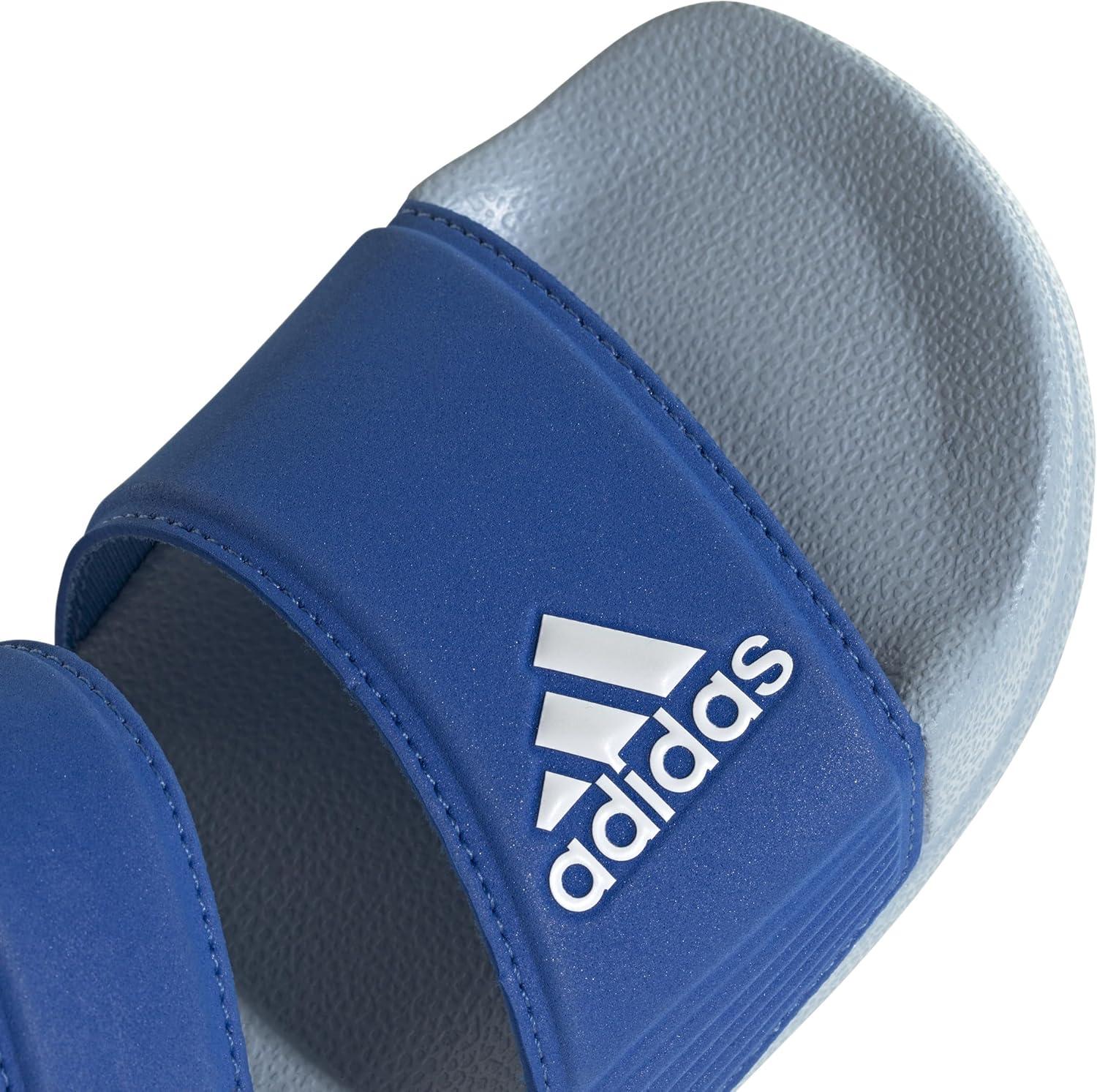 imageadidas unisexchild AdiletteSlide SandalBright RoyalWhiteClear Sky