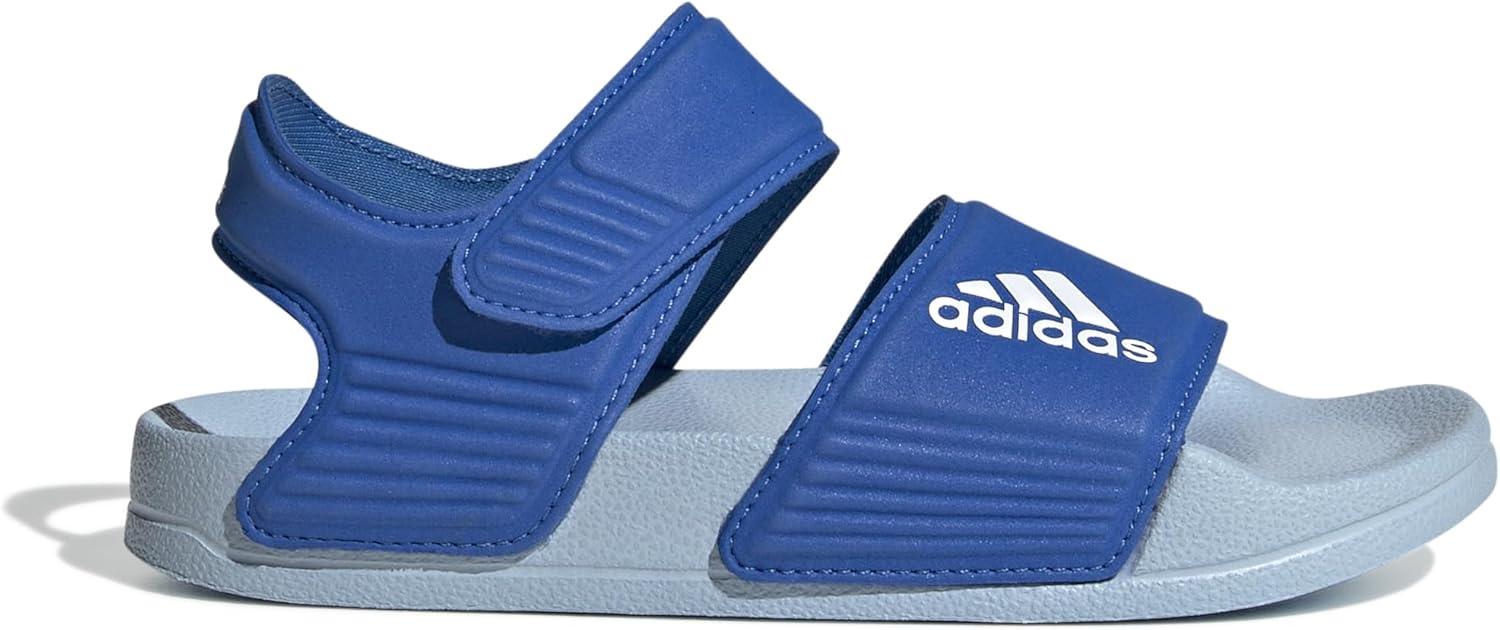 imageadidas unisexchild AdiletteSlide SandalBright RoyalWhiteClear Sky