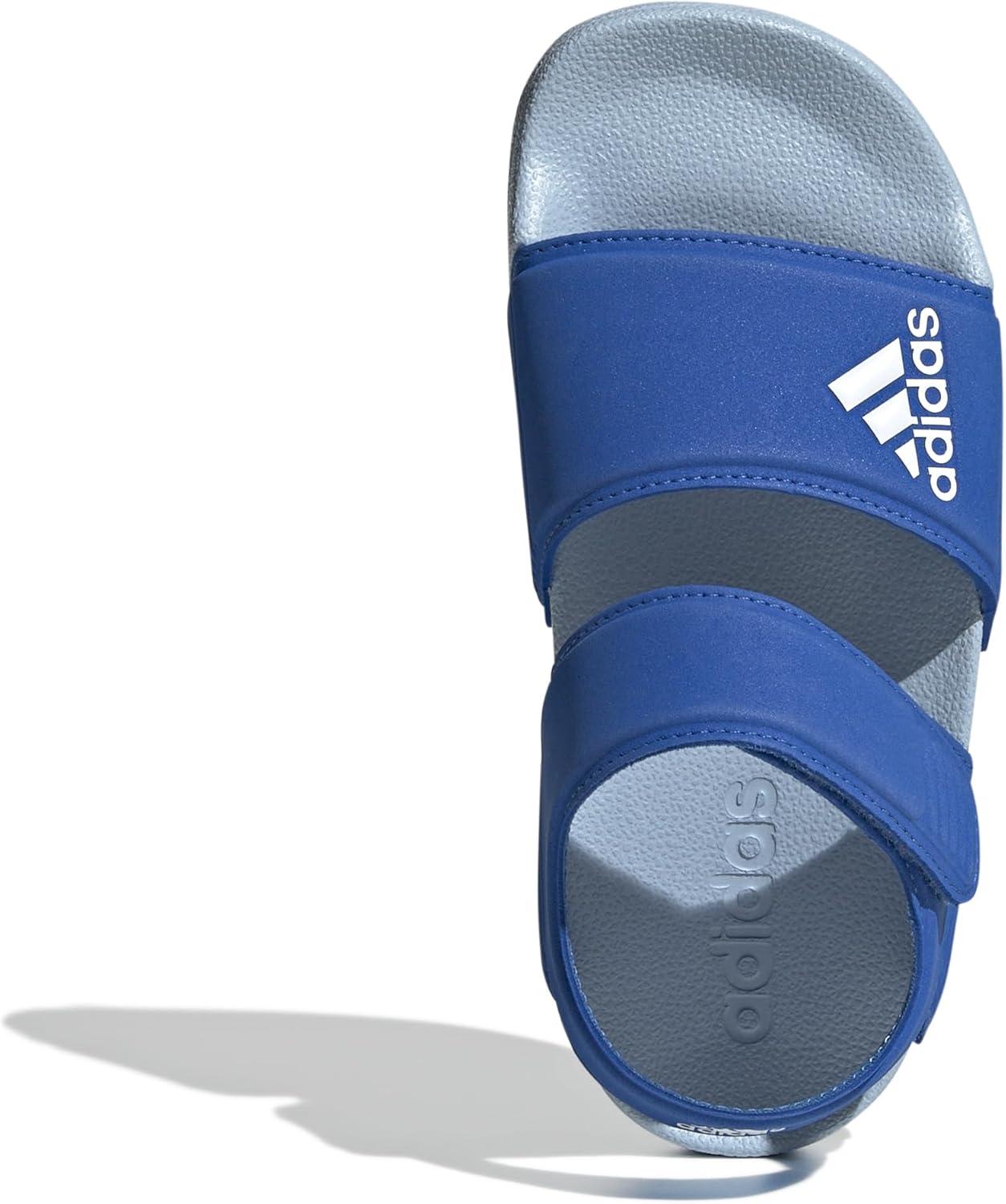 imageadidas unisexchild AdiletteSlide SandalBright RoyalWhiteClear Sky