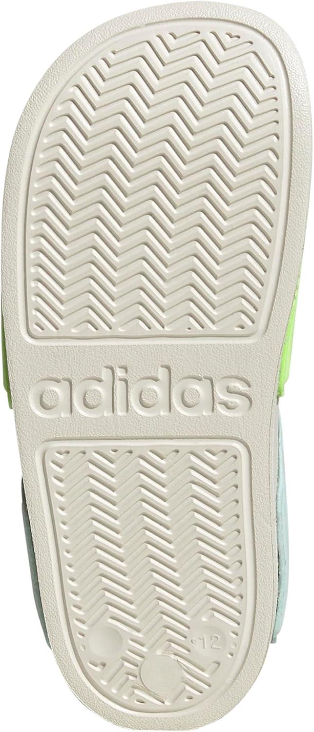 imageadidas unisexchild AdiletteSlide SandalYellowBliss LilacHalo Mint