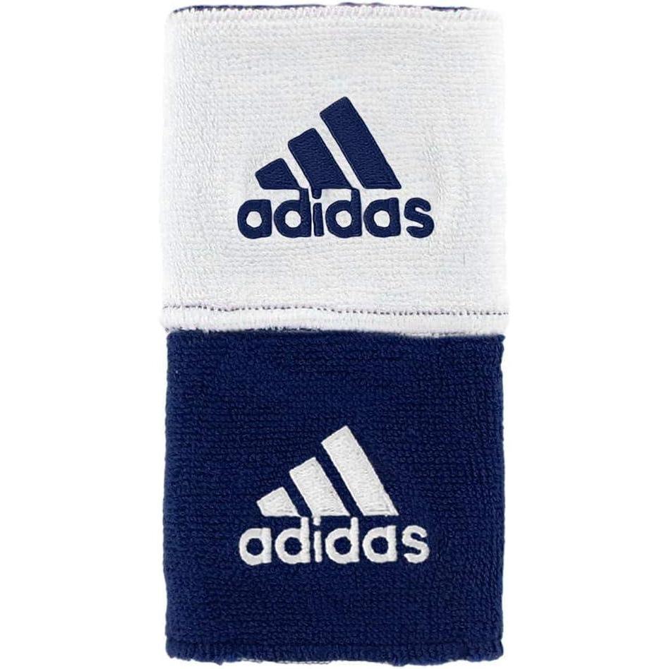imageAdidas UnisexAdult Interval Reversible Wristband  Athletic Sweatband for Men and Women DiscontinuedTeam Navy BlueWhite