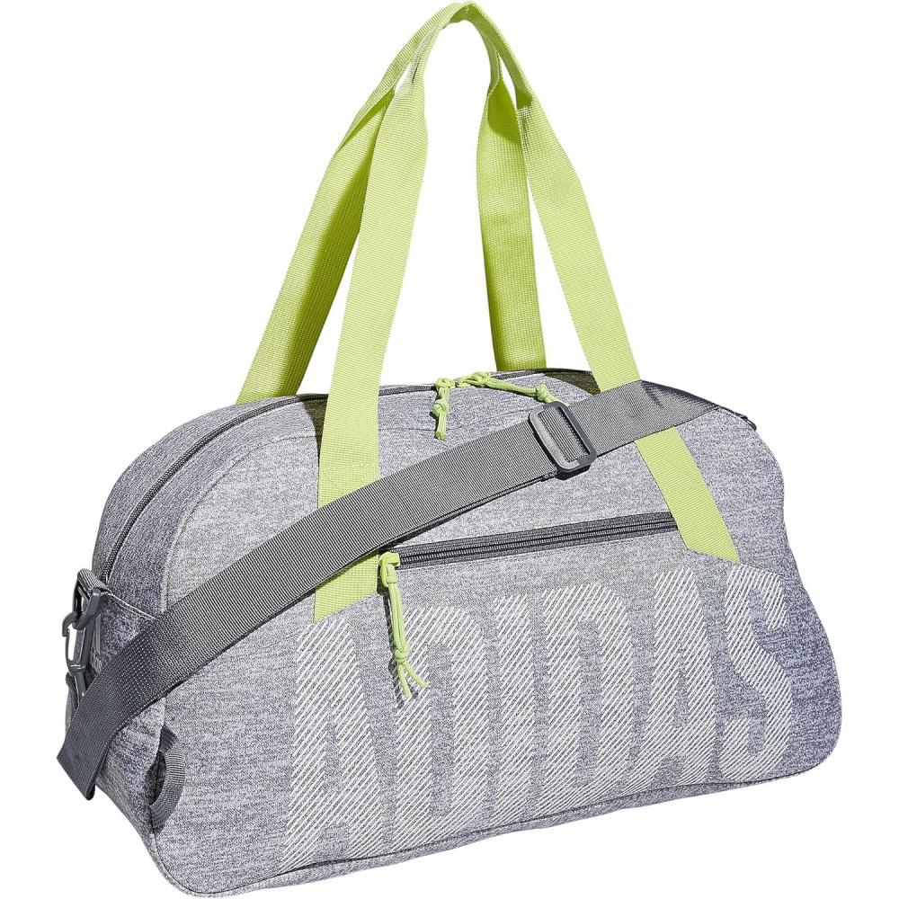 imageadidas Graphic Duffel BagJersey GreyPulse Lime GreenOnix Grey
