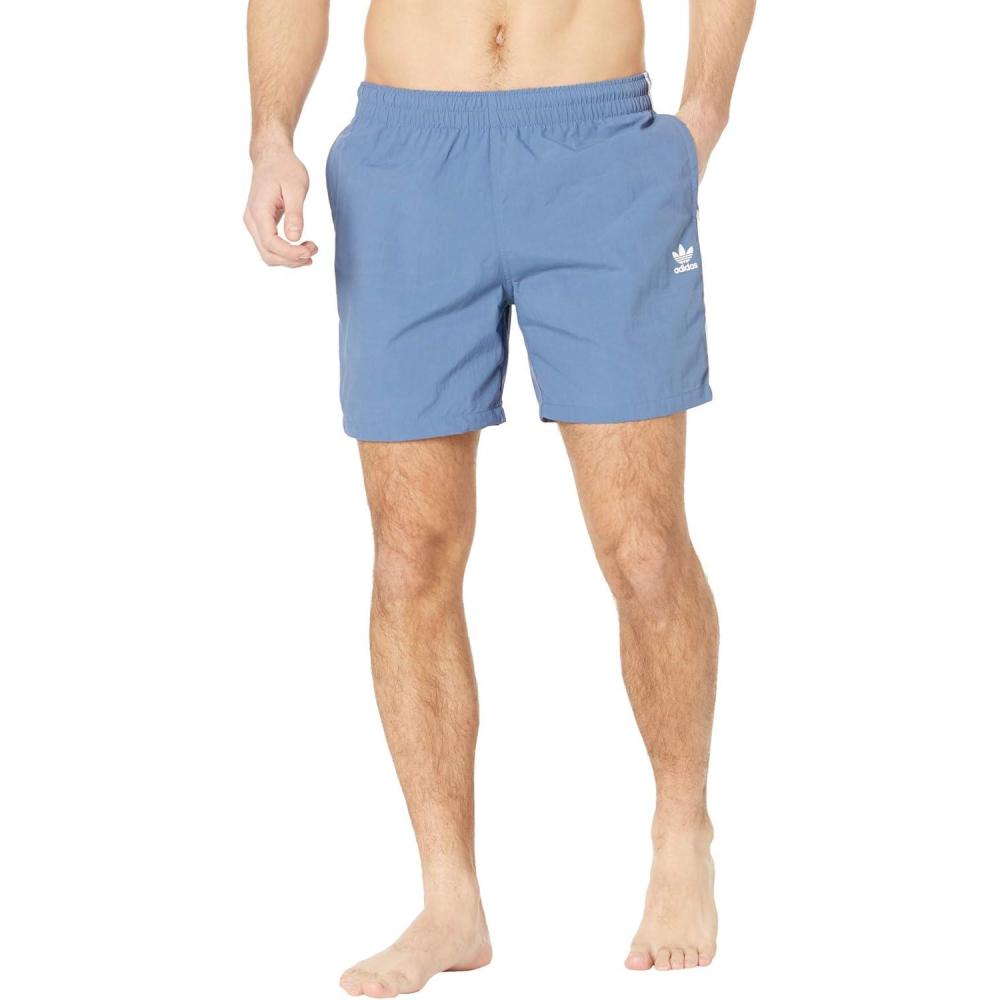 imageadidas Originals Mens Adicolor Classics 3Stripes Swim ShortsCrew Blue