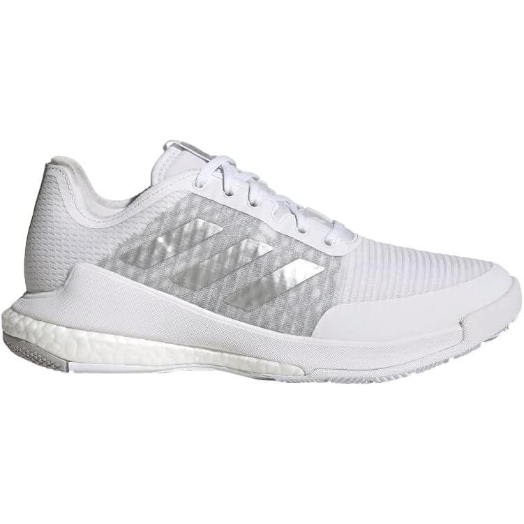imageadidas Womens Crazyflight Volleyball ShoesWhiteSilver MetallicGrey
